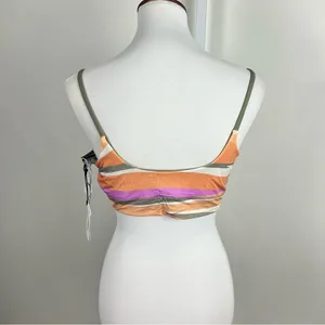 Prana NWT Willow Falls Reversible Bikini Top in Waves Size Medium thumbnail 10