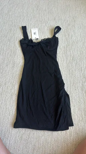 Outcast Dionne Mini Dress Black thumbnail 2