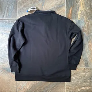 Mondetta Collared Fleece Pullover Top NWT Women's Size Large Black thumbnail 5