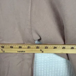 Fashion Be Yourself Tan Mock Neck Button Pullover Sweatshirt Women small thumbnail 6
