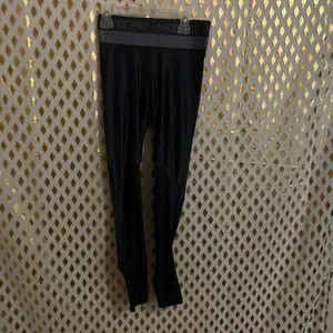 Nike pro hypercool leggings tight fit training blue gray size S thumbnail 8