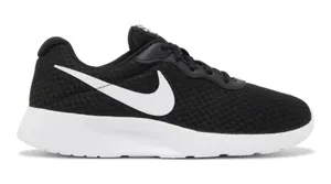 Nike Tanjun Black and White Running Sneakers Women's Size 7.5 Style AQ3553-001 thumbnail 1