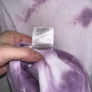 Coca Cola Fanta Orange Graphic Tank Top Purple Tie Dye Ribbed Crop Tank S/M NWOT thumbnail 5