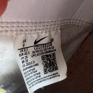 Nike Blazer Mid '77 white and dusty pink sneakers thumbnail 5