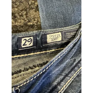 Miss Me Jeans Women's Blue Boot Rhinestone Cowgirl JP5014 Size 29‎ Southwestern thumbnail 6