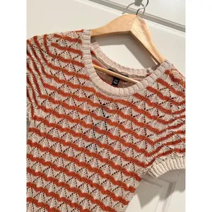 Steve Madden Theresa Sweater Dress XS Orange Striped Knit Maxi‎ NWT thumbnail 3