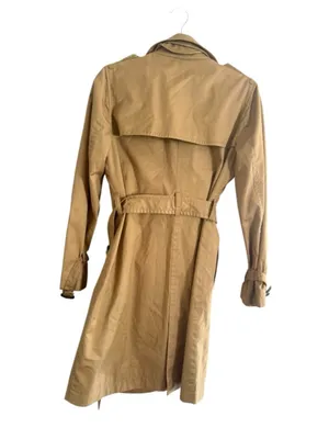 Women's J.Crew Tan Trench Coat Size 2 thumbnail 9