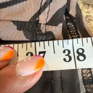 SHEIN Black Brown Zebra Print Pencil Skirt thumbnail 8