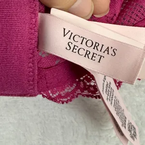 Victorias Secret Dream Angels Magenta Lace Longline Bralette‎ L 417807-QAX thumbnail 4