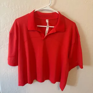 Lululemon Swiftly Tech Relaxed-Fit Polo Shirt (HTHT/RDGL) Hot Heat / Red Glow. thumbnail 1