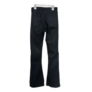 edikted Luna Faux Leather Flare Pants Black M Stretch Gothic Grunge thumbnail 2