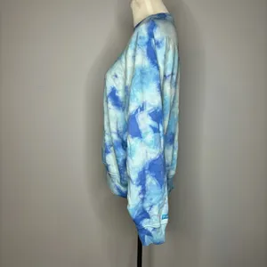 PINK - Victoria's Secret Blue Tie Dye Crewneck thumbnail 6