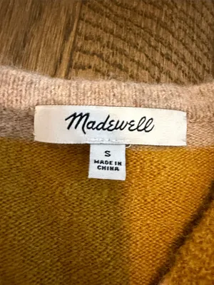 Madewell Stripes Open-Front Cardigan Size Small - C1-607 thumbnail 2