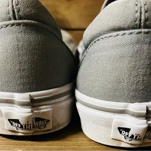 Vans grey slip on men's size 6 women's 7.5 thumbnail 4