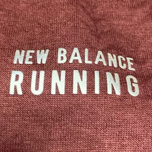 New Balance Women's Maroon Red Heat Green Hoodie Hooded Running Sweatshirt M thumbnail 5