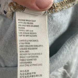 Free People We The Free Women's Light Wash Pleated Denim Mini Skirt Size 26 thumbnail 7