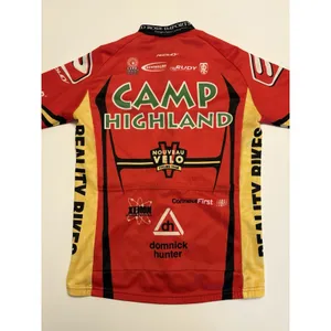 Nalini Camp Highland Cycling Jersey Men's Small Red Yellow Full Zip Bike Team thumbnail 4