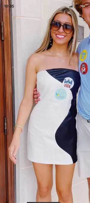 American Threads Leather Dress thumbnail 1