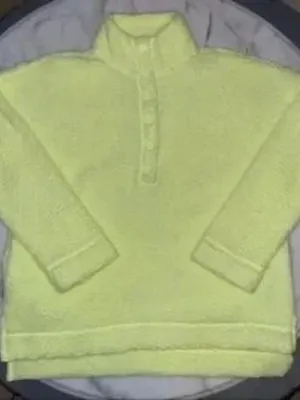 aerie Cloud Sherpa Oversized Fleece Pullover Sweater thumbnail 3