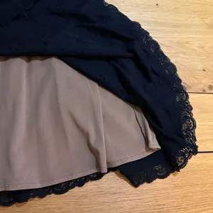 Cabi vintage black lace eyelet skirt flared large style 315 thumbnail 5