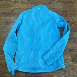 Marmot Blue Full Zip Jacket Windbreaker Fleece Lined Womens Small thumbnail 14