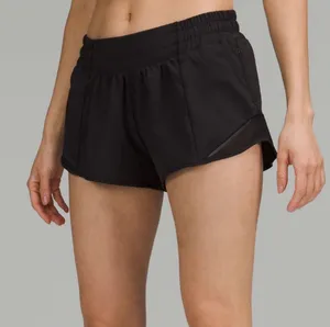 Black Lululemon Hotty Hot Shorts 2.5in thumbnail 6