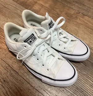 Converse - White Low Top All Star Sneakers thumbnail 1