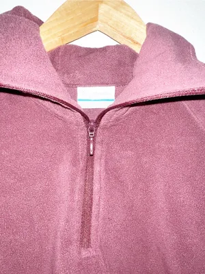 Columbia Women's Plum Quarter-Zip Fleece Pullover thumbnail 5
