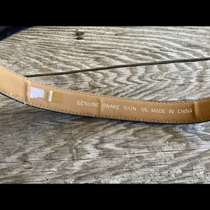 Blue Snake Skin Belt thumbnail 2