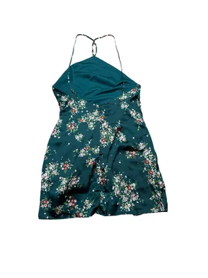 🌿 Lulus Floral Halter Mini Dress Medium‎ 🌿 thumbnail 4