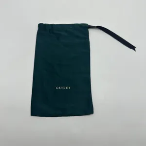 Gucci Authentic Designer Hard Velvet Clamshell Eyeglass Sunglasses Case In Green thumbnail 11
