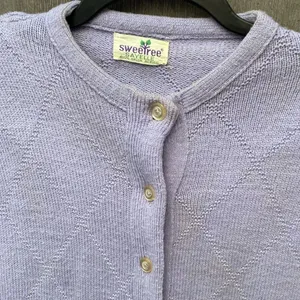 Vintage Sweetree‎ Acrylic Sleeveless Cardigan Sweater thumbnail 2
