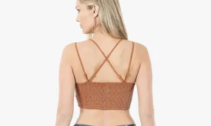 NWOT Zenana Lace Bralette in Olive Green sz XL thumbnail 2