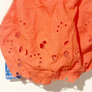 Free People Size Medium Coral Kiss‎ Kiss Racerback Crop Tank NEW thumbnail 4