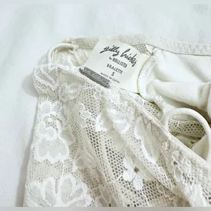 Gilly Hicks by Hollister Strappy Back Longline Bralette - White - S thumbnail 2