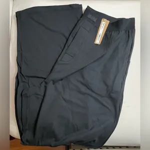 Skims NWT Boyfriend Loose Pants With Pockets Onyx Size M thumbnail 4