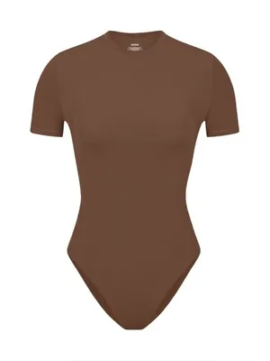 Skims Fits Everybody TShirt Bodysuit in Jasper Size Small New with tag thumbnail 1