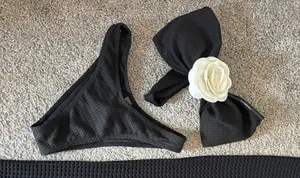 Bathing Suit Set Black thumbnail 1