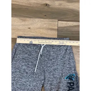 NFL Team Apparel Panthers Gray Athletic Sweatpants Womens Size M thumbnail 4