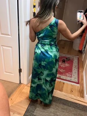 Toperth Emerald Green Maxi Dress thumbnail 3