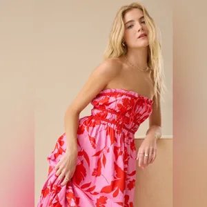 NWT Altar’d State Mallory Floral Midi Dress thumbnail 4