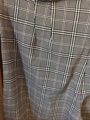Time and Tru Black & White Plaid Slacks 16 thumbnail 10
