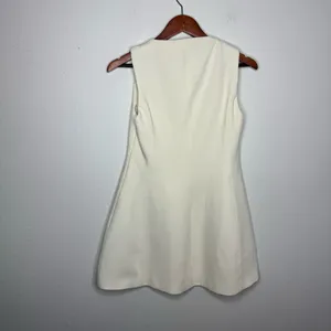 Meshki Ivory Lysandre Crepe‎ Mini Dress thumbnail 3