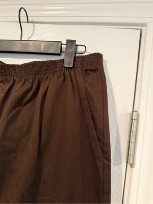 NWT Alfred Dunner Size 14 Chocolate Brown Pull On Cotton Stretch Pants thumbnail 3