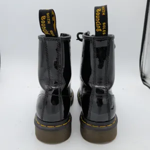 Dr. Martens 1460 W Black‎ Patent Leather Lace Up Combat Boots Womens US 6 EU 37 thumbnail 5