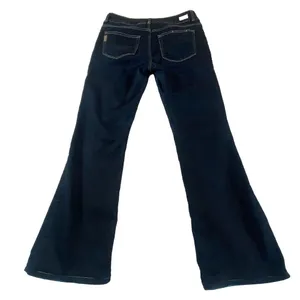 Paige Jeans Hidden Hills Women's‎ 30x29.5 Mid Rise Dark Wash Flared Slimming thumbnail 14