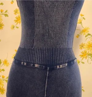 Free People Movement Good Karma Onesie deepest Navy size M/L thumbnail 4