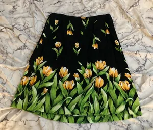 Kathie Lee vintage 90s floral midi skirt thumbnail 1