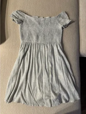 Local Boutique Dress Gray Size L thumbnail 1