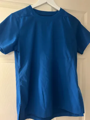 WonderWink Royal blue wink scrubs t shirt top thumbnail 1